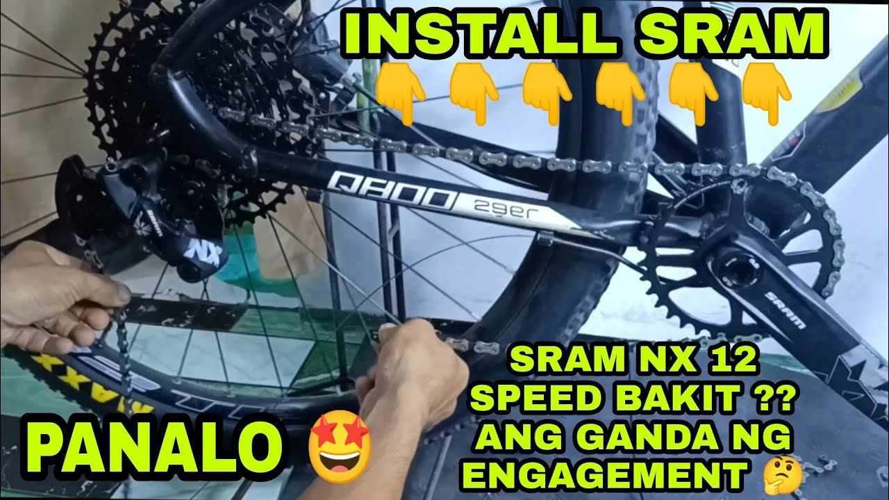 HOW TO INSTALL SRAM NX EAGLE 12 SPEED.. STEP BY STEP TUTORIAL KUNG PAANO IKABIT ANG SRAM NX 12 SPEED
