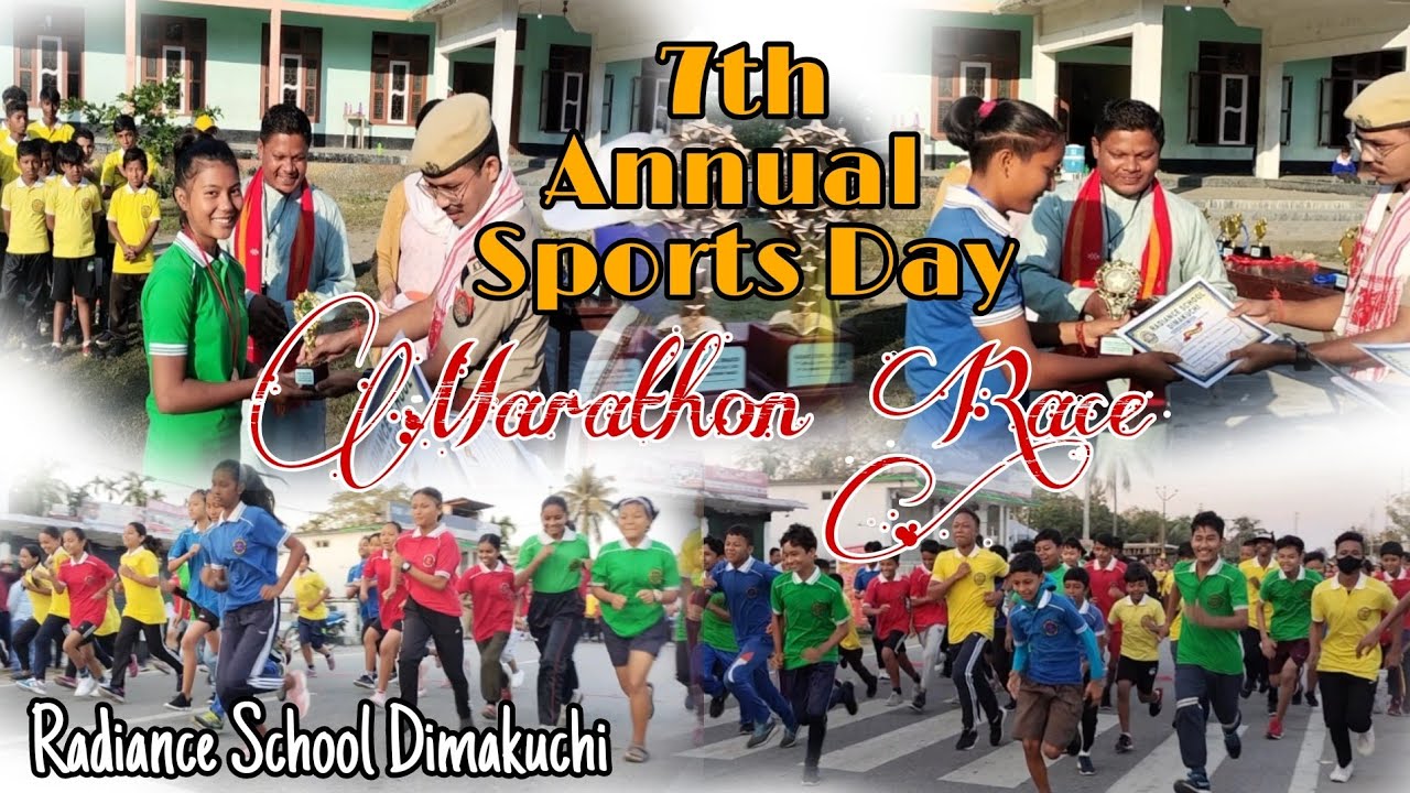 Marathon Race || 7th Annual Sports Day || Radiance School Dimakuchi -2022