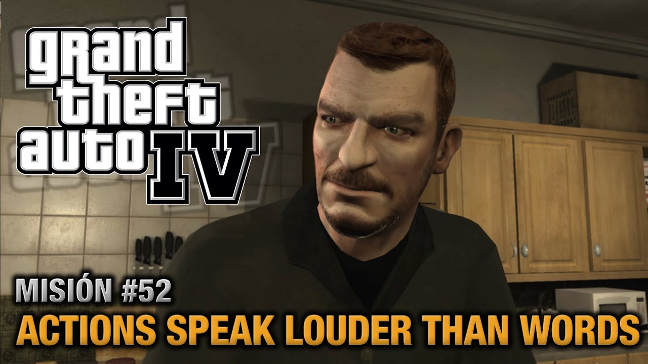 GTA 4 - Misión #52 - Actions Speak Louder Than Words (Español - 1080p 60fps)