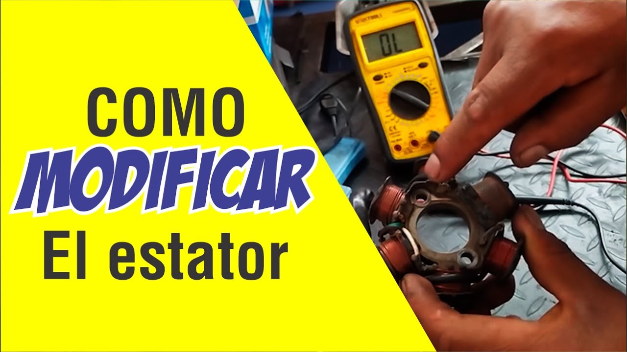 COMO MODIFICAR ESTATOR de media onda a onda completa.
