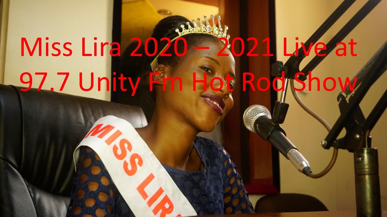 Miss Lira 2020 - 2021 on Girl child live at 97.7 Unity Fm Hot Rod Show