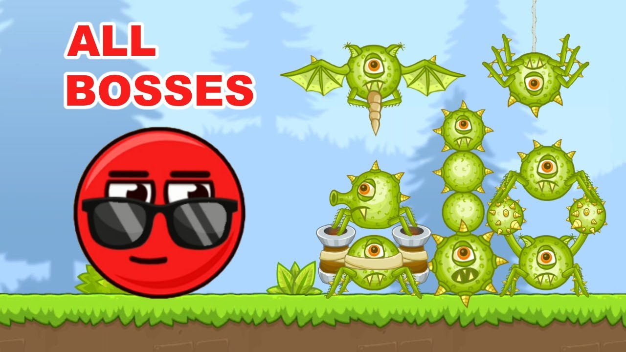 Bounce Ball 5 - Jump Ball Hero Adventure | All Bosses + Premium Skins