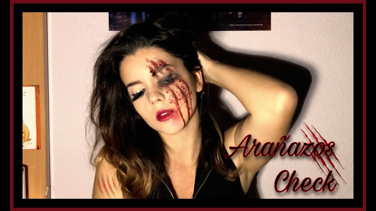 💔ARAÑAZOS Maquillaje SFX💔 Facil HALLOWEEN