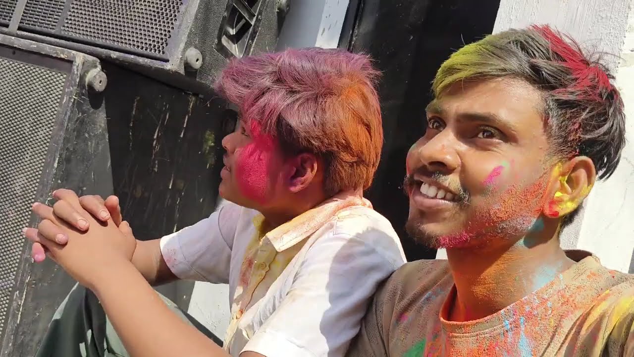 Happy Holi vlog full enjoy masti time 🫟🎈📸  #vlog #happyholi #vlogvideo 