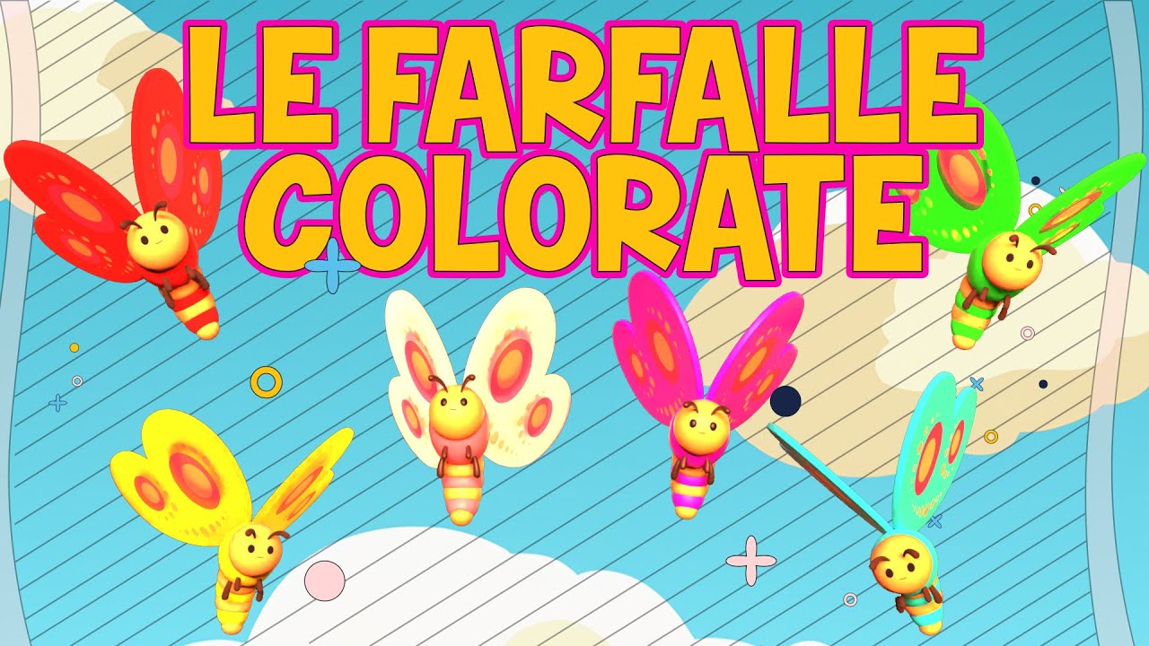 La farfalle colorate - baby dance - canzoni per bambini - musica per bimbi