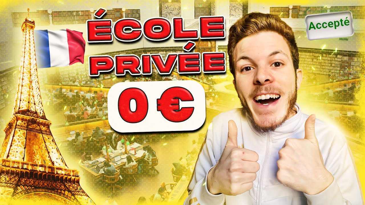 &Eacute;tudes En France 🇫🇷 | &Eacute;cole priv&eacute; en alternance GRATUITE - 💯كيفاش تقرا فابور