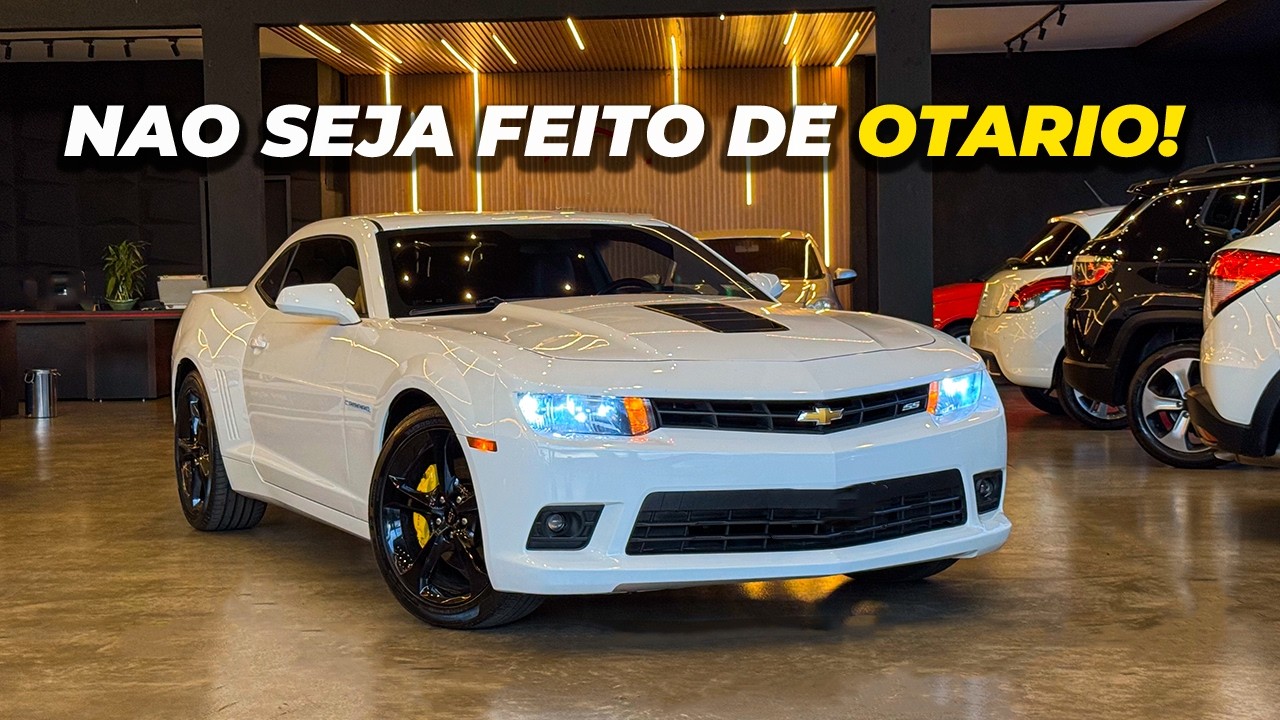 CHEVROLET CAMARO SS 2014! V8 ACESSIVEL SERA QUE VALE A PENA??
