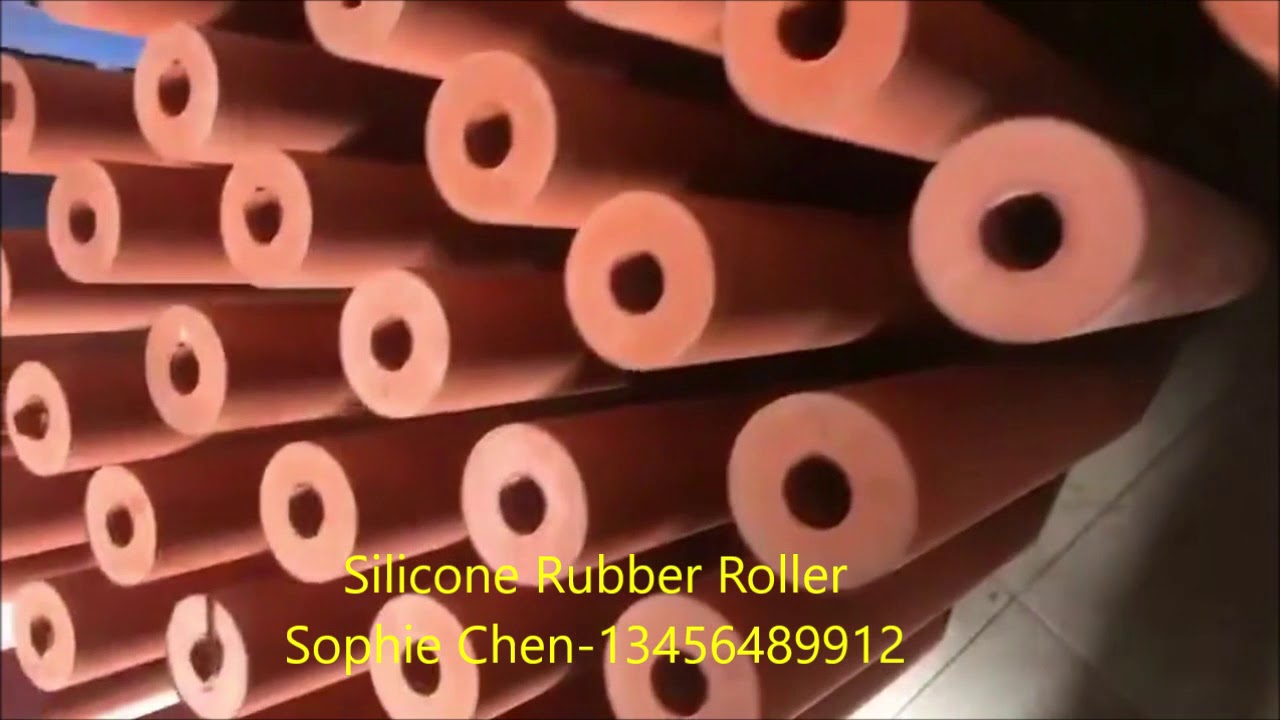 Hot stamping/heat transfer silicone rubber roller help with you perfect pattern transfer to product.