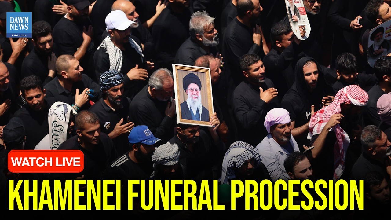 🔴 LIVE: Iranian Supreme Leader Ayatollah Ali Khamenei's Funeral Procession
