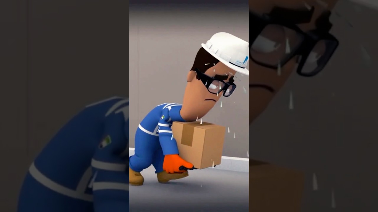 Manual Handling 3D Safety Animation Part 2 #shorts #fyp