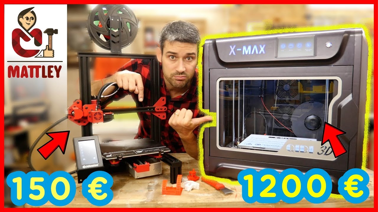 Stampante 3D da 150€ CONTRO stampante 3D da 1200€ - QIDI X-Max VS Alfawise U30 PRO