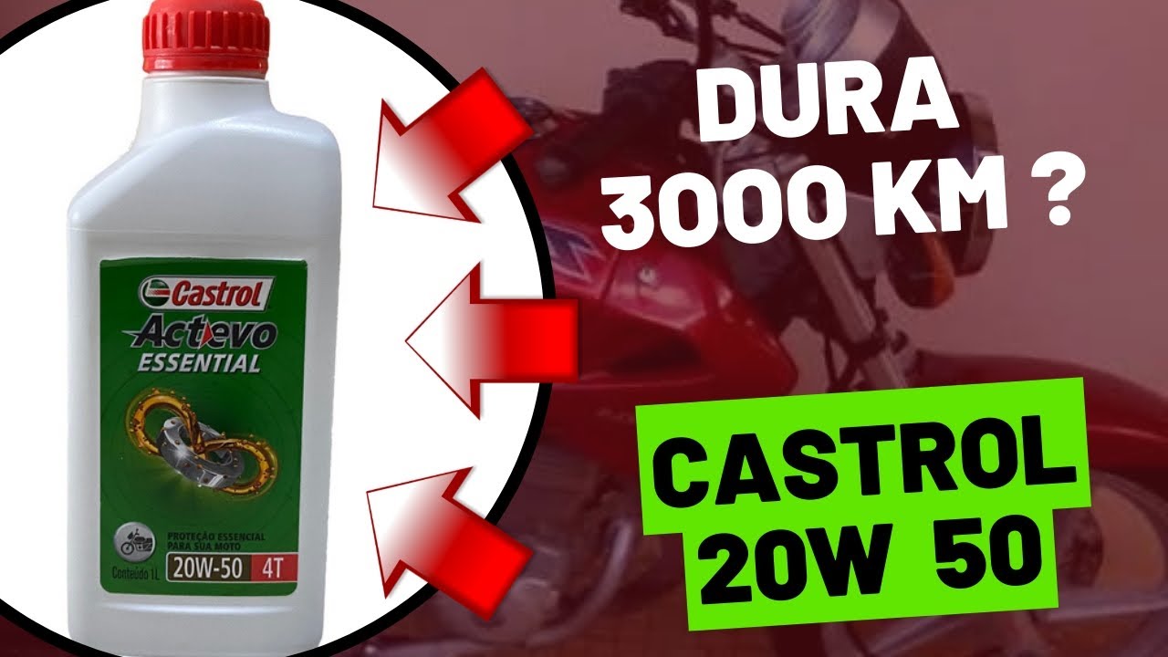 Teste real do Castrol 20W 50, será que dura 3 000 km na motocicleta?