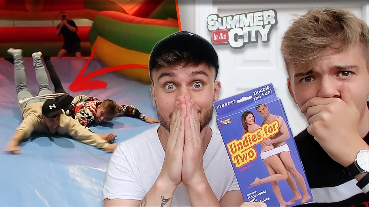 UNDERWEAR FOR TWO Challenge with MIKEY COBBAN at SITC (NEARLY DIED)