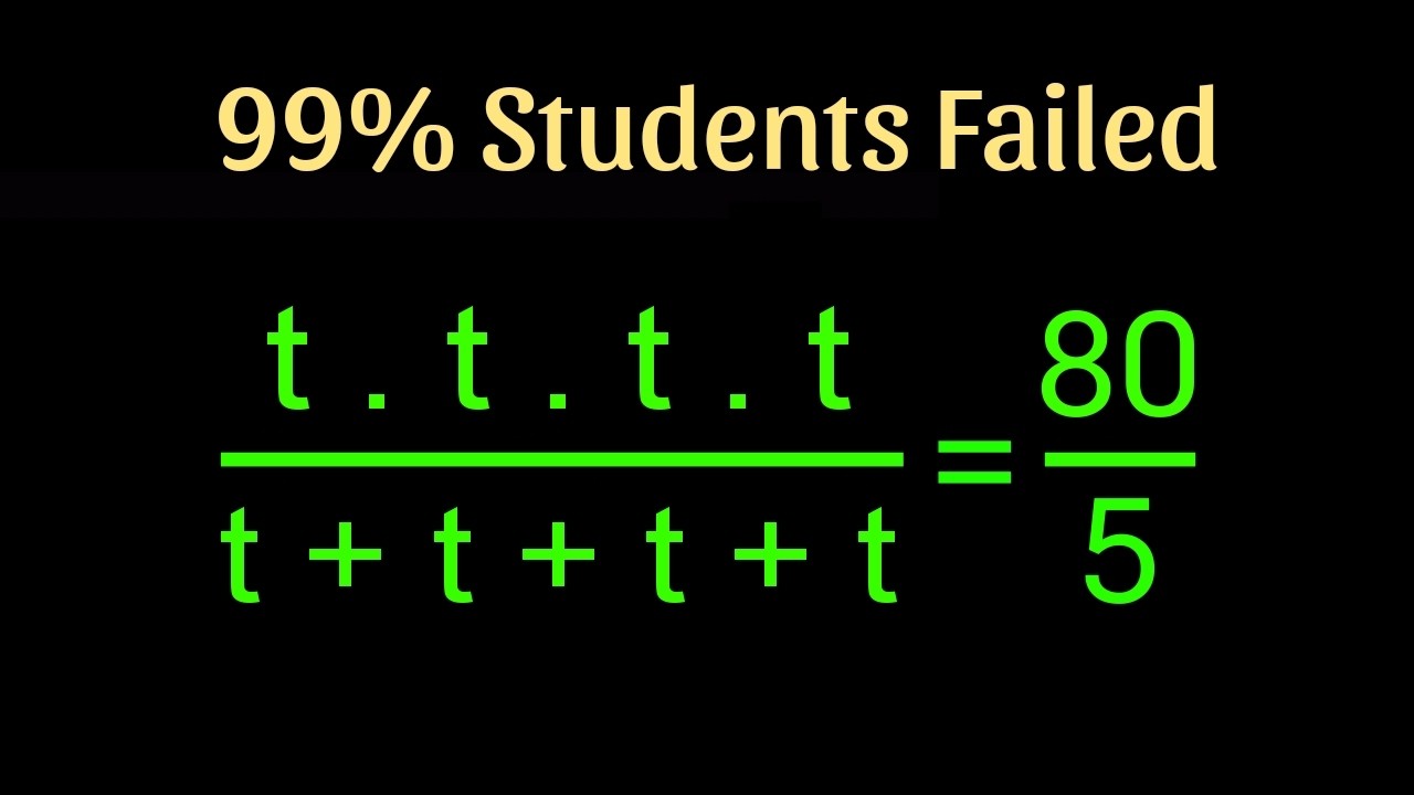 Solving a 'Stanford' University entrance exam | t=?