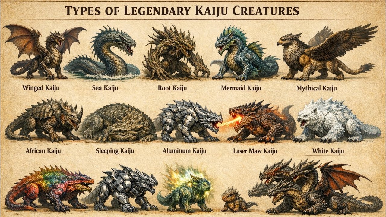15 Types of Legendary Kaiju Creatures That Will Blow Your Mind 🤯 | INSANE HUMANS #edit 