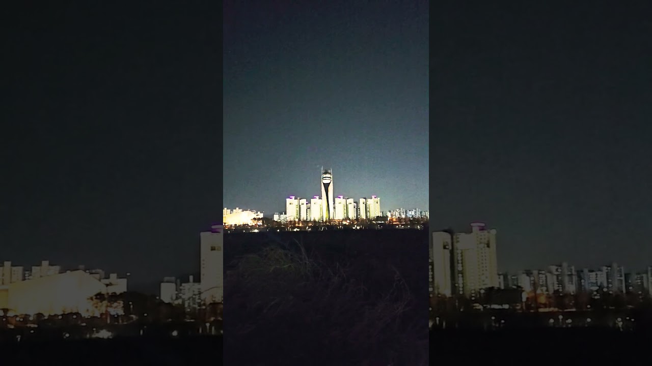 the night view of Hanam-si