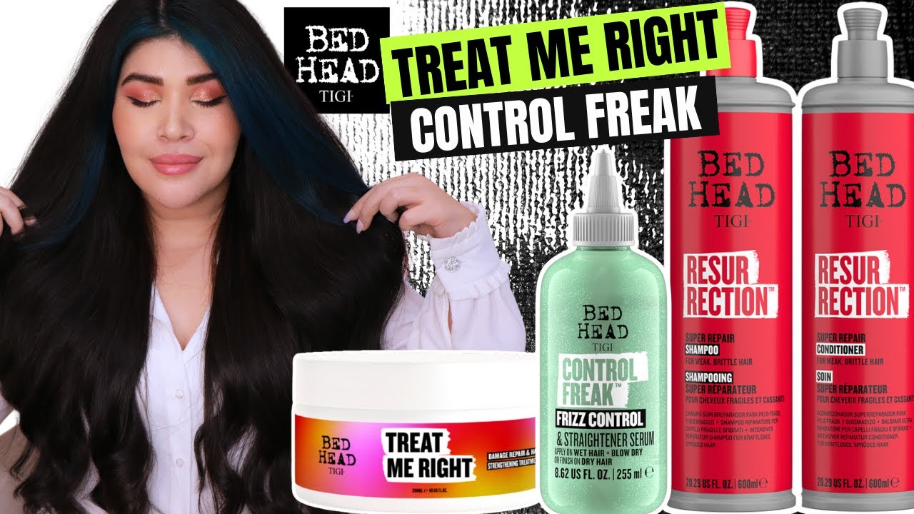 ❤️Reconstrução completa com BED HEAD: TREAT ME RIGHT, RESSURECTION e CONTROL FREAK