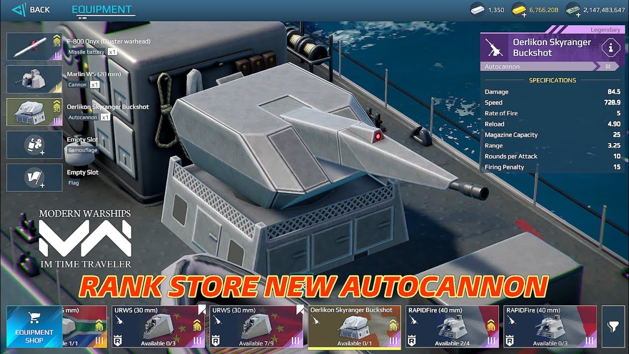 Oerlikon Skyranger Buckshot - Rank Store New Autocannon Review | Modern Warships