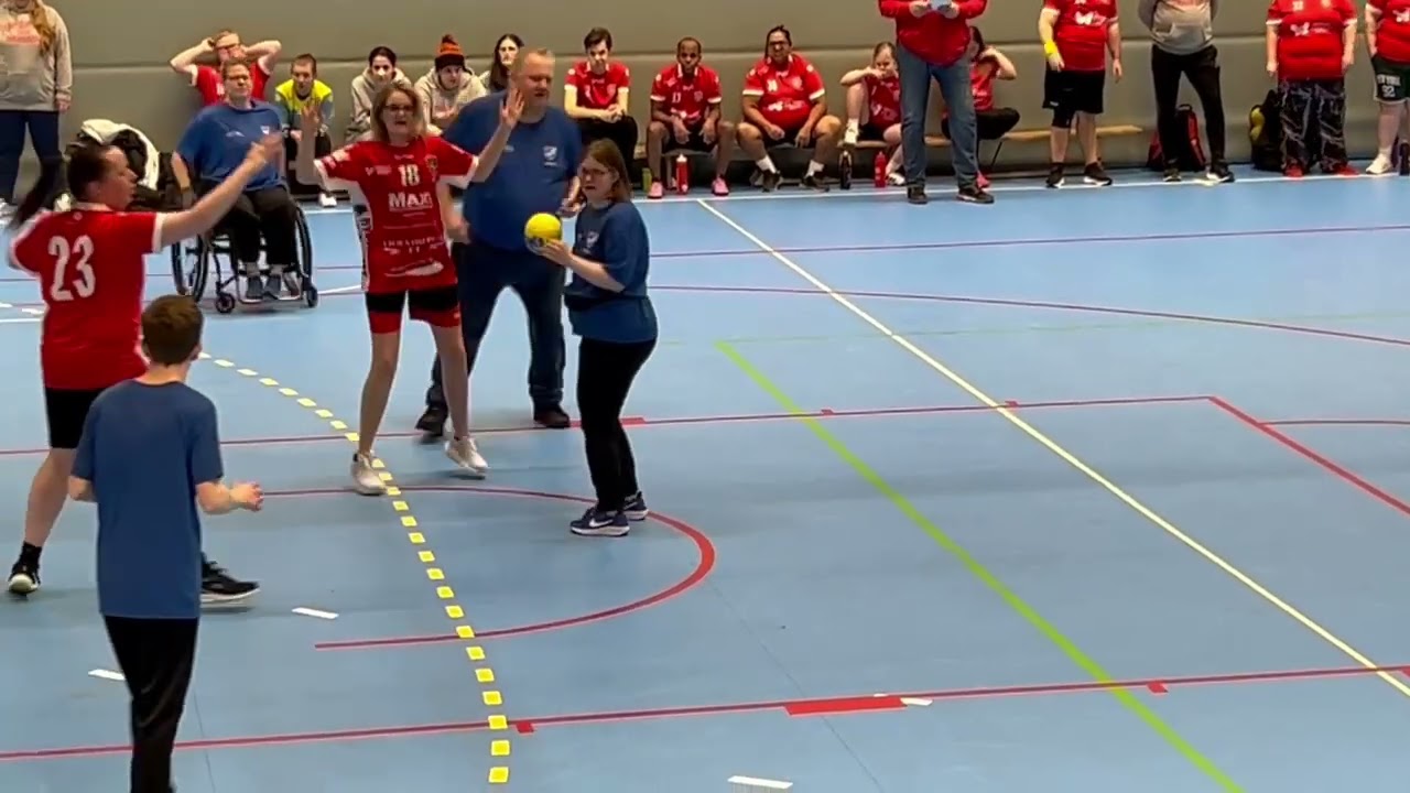 På handbollen 