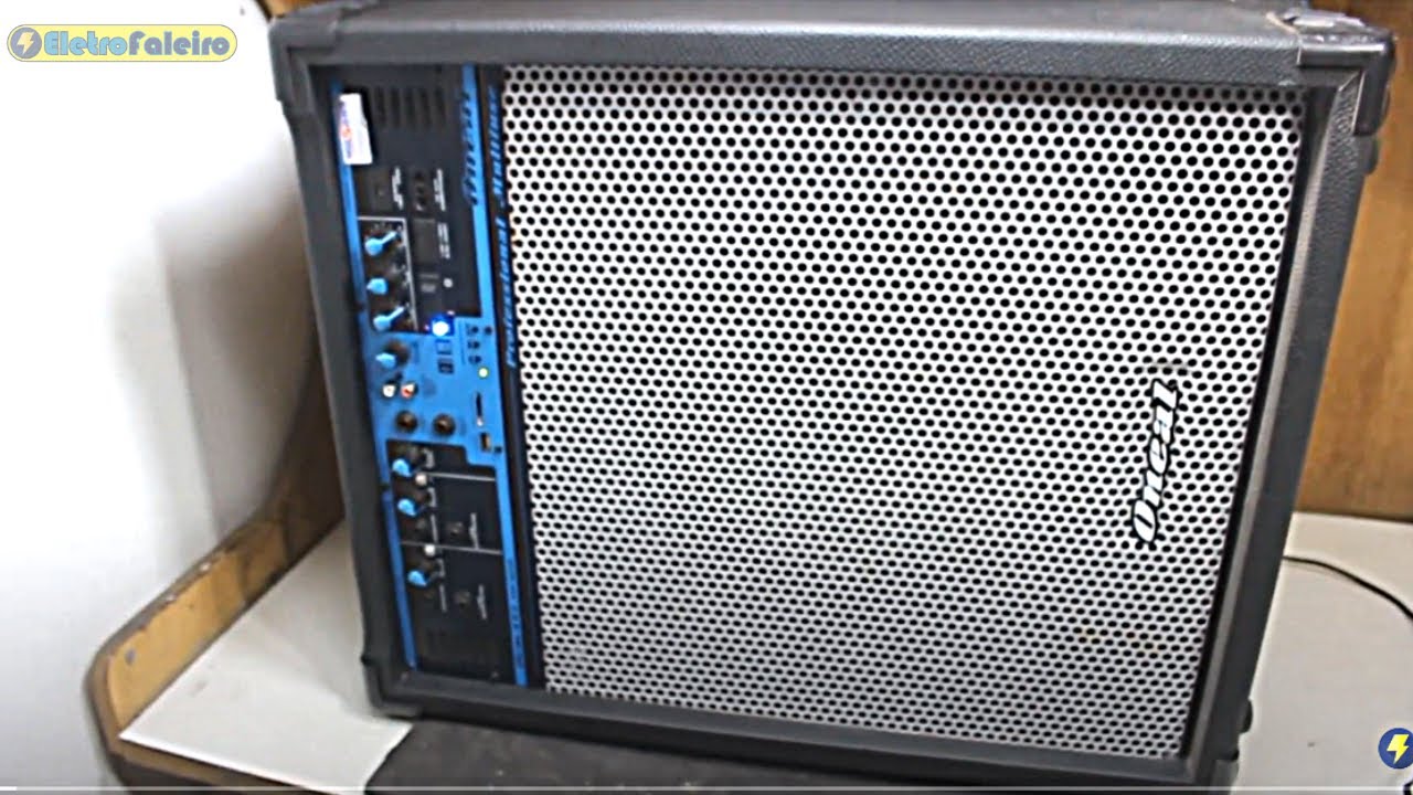 Caixa Amplificada Oneal OCM-412, sem som ..resolvido.