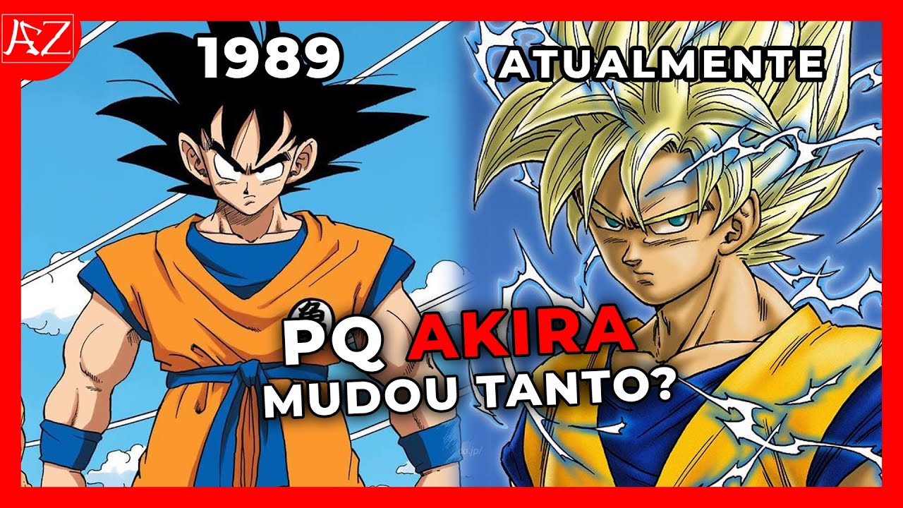 POR QUE O TRAÇO DE TORIYAMA MUDOU TANTO EM DRAGON BALL? PIOROU OU MELHOROU??