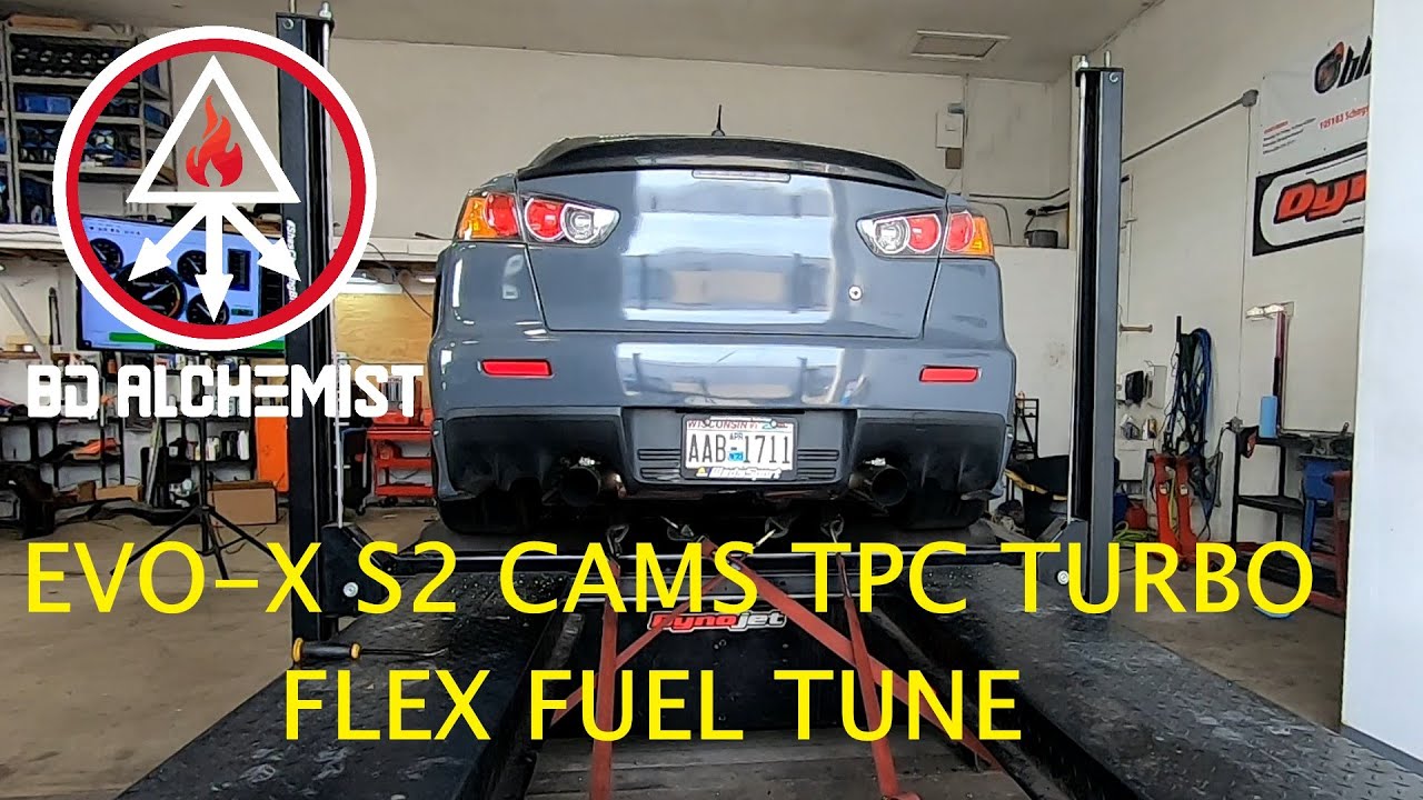 Evo x gsc s2 cams, TPC g35 Spec turbo flex fuel tune stock ecu
