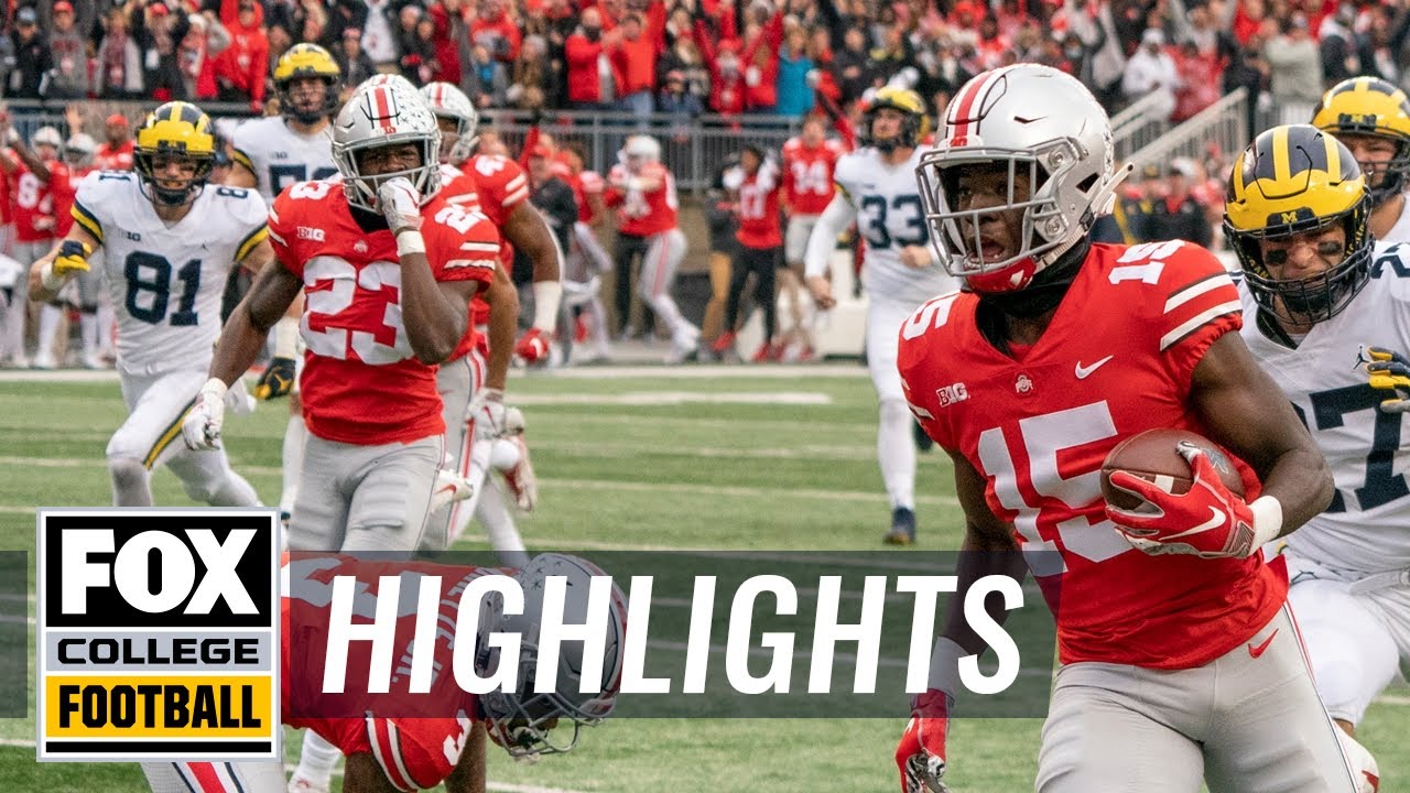 Michigan vs Ohio State | FOX COLLEGE FOOTBALL HIGHLIGHTS