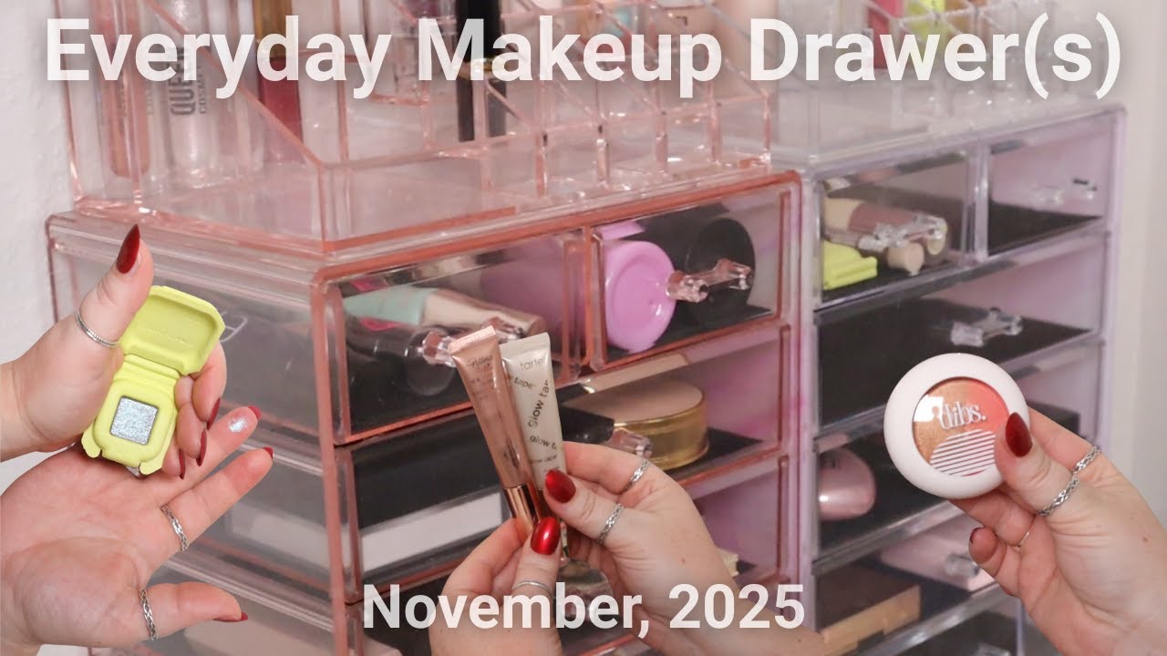 Ящики для ежедневной косметики, ноябрь 2025 г. | Declutter + Shop My Stash