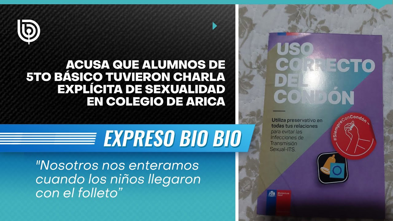 Acusan que alumnos de 5to básico tuvieron charla explícita de sexualidad en colegio de Arica