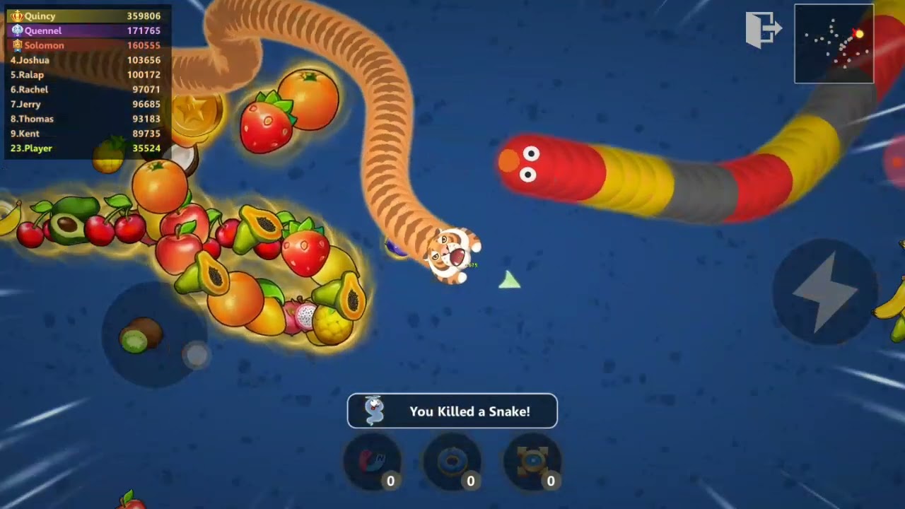 From Small Worm to Giant in One Game | Worm Zone.io Full Gameplay