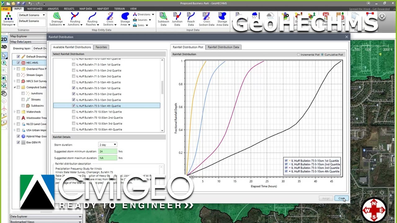 Defining Meteorologic Storm Data using GeoHECHMS | CivilGEO