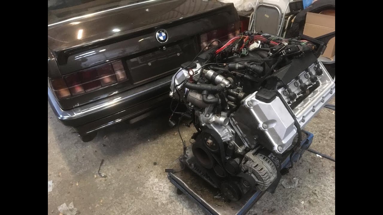 BMW E30 BBS V8 4.4 PROJECT BUILD