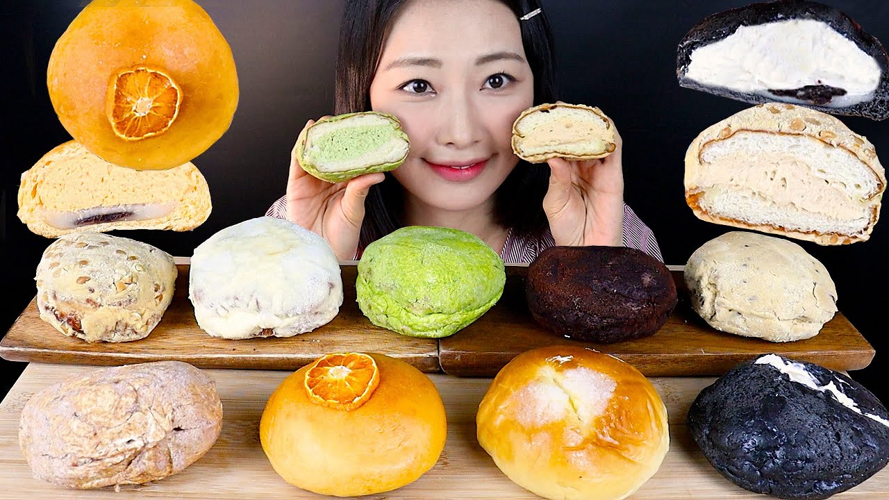 제주도를 담은🌴 아베베 베이커리 도너츠, 크림빵 먹방 | ABEBE BAKERY CREAM DONUTS MUKBANG ASMR | EATING SHOW REAL SOUND