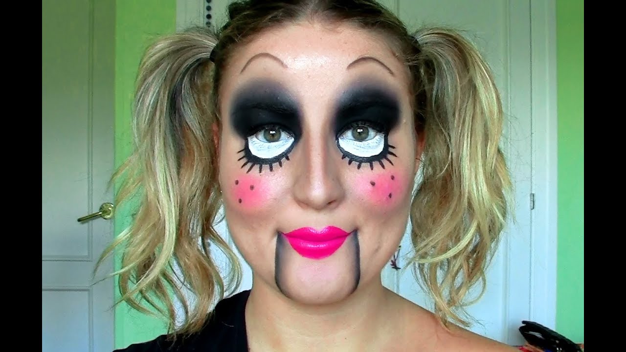 TUTORIAL: Maquillaje de HALLOWEEN!! MUÑECA DIABÓLICA / ventrilocuo