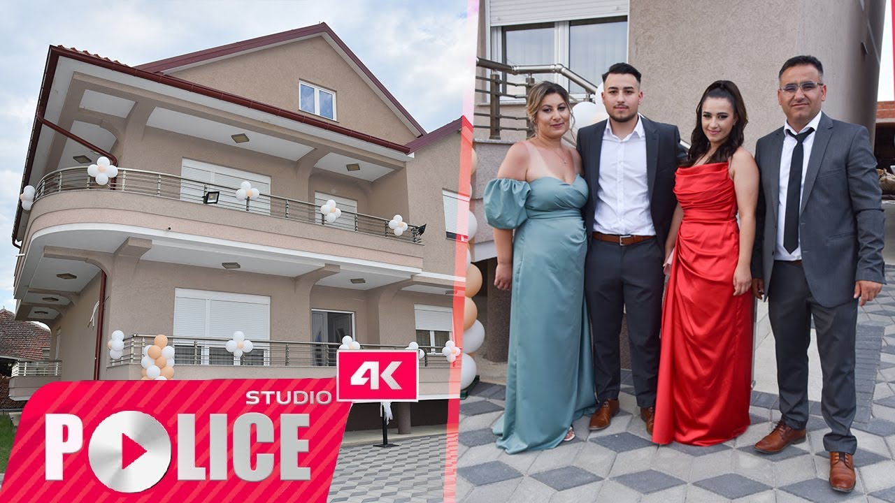 Vseluvanje  vo nov Dom Kire i Milojka Ork Tuna Bend i Majstro Demo Shavlev Studio Police 4k