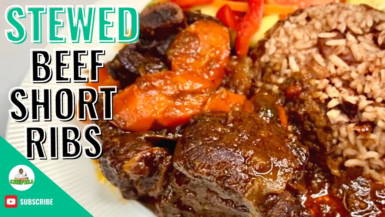 Jamaican Beef Ribs Stew Recipe | Stew Beef Short Ribs | How to make Beef Short Ribs by chefali1027