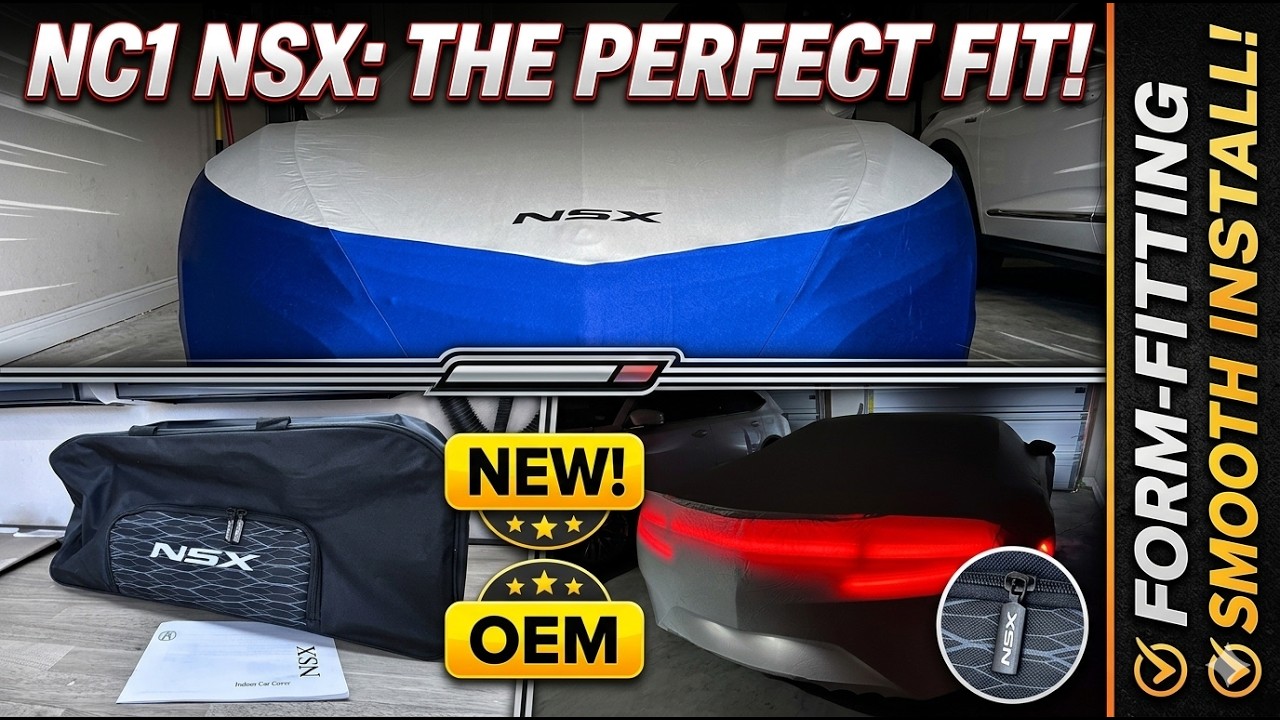 2017- 2021 Acura NSX OEM Car Cover Unboxing and Install