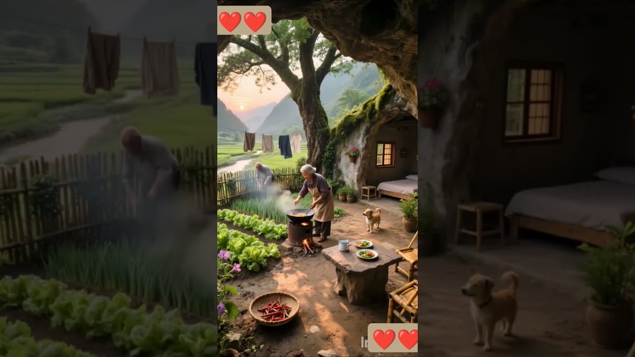 Breathtaking Village Morning Views with Enchanting Nature Sound#villagelife #morningvibes #shorts#yt