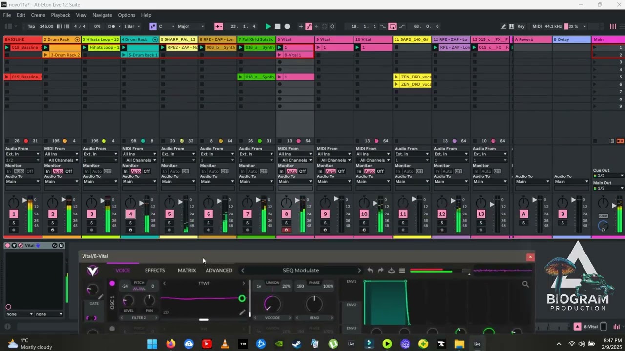 Fun whit  Vital+Serum maRas Ableton 12  vital serum 2
