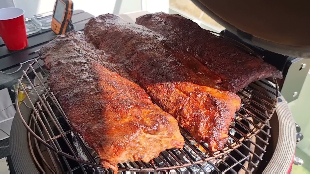 Smoked BBQ Ribs | Hot Rub Style | Kamado Louisiana Grills