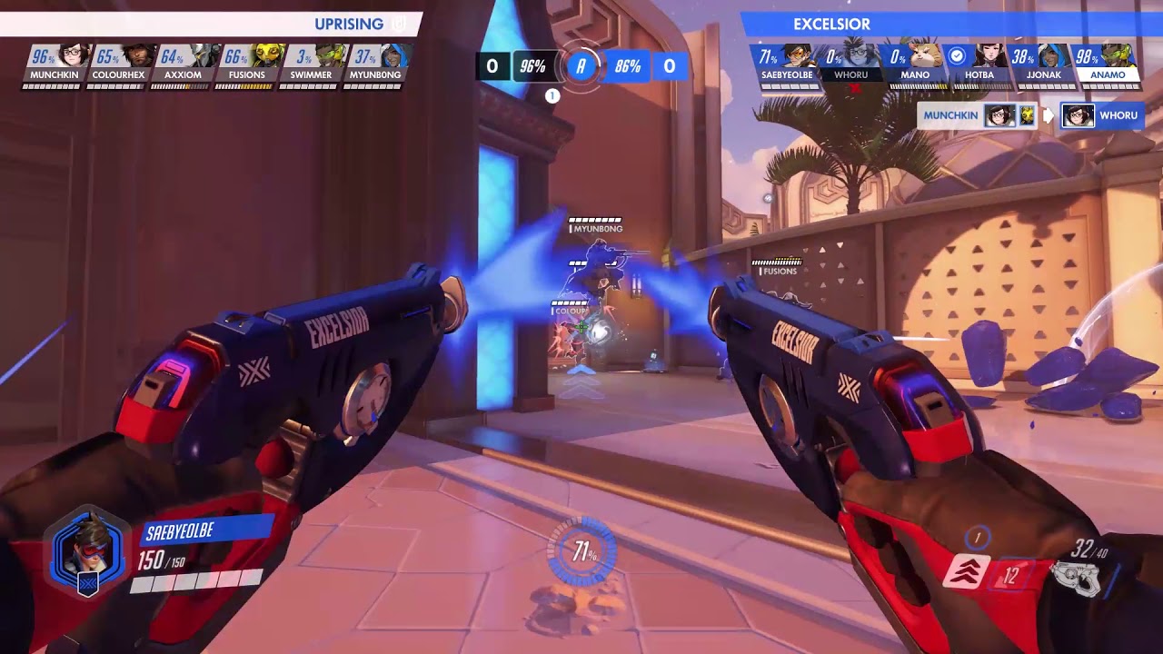 SAEBYEOLBE TRACER POV | New York Excelsior Vs. Boston Uprising | All the moments as Tracer