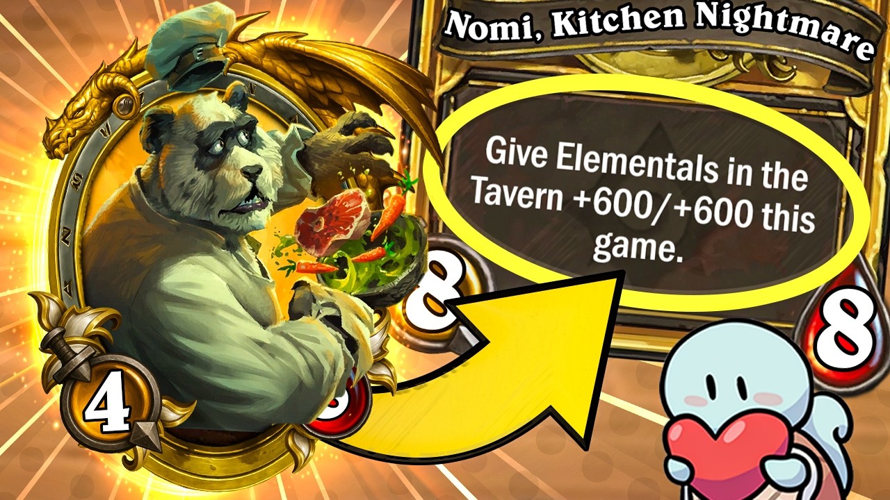 The NEW Nomi Is Actually Good! | Hearthstone Battlegrounds