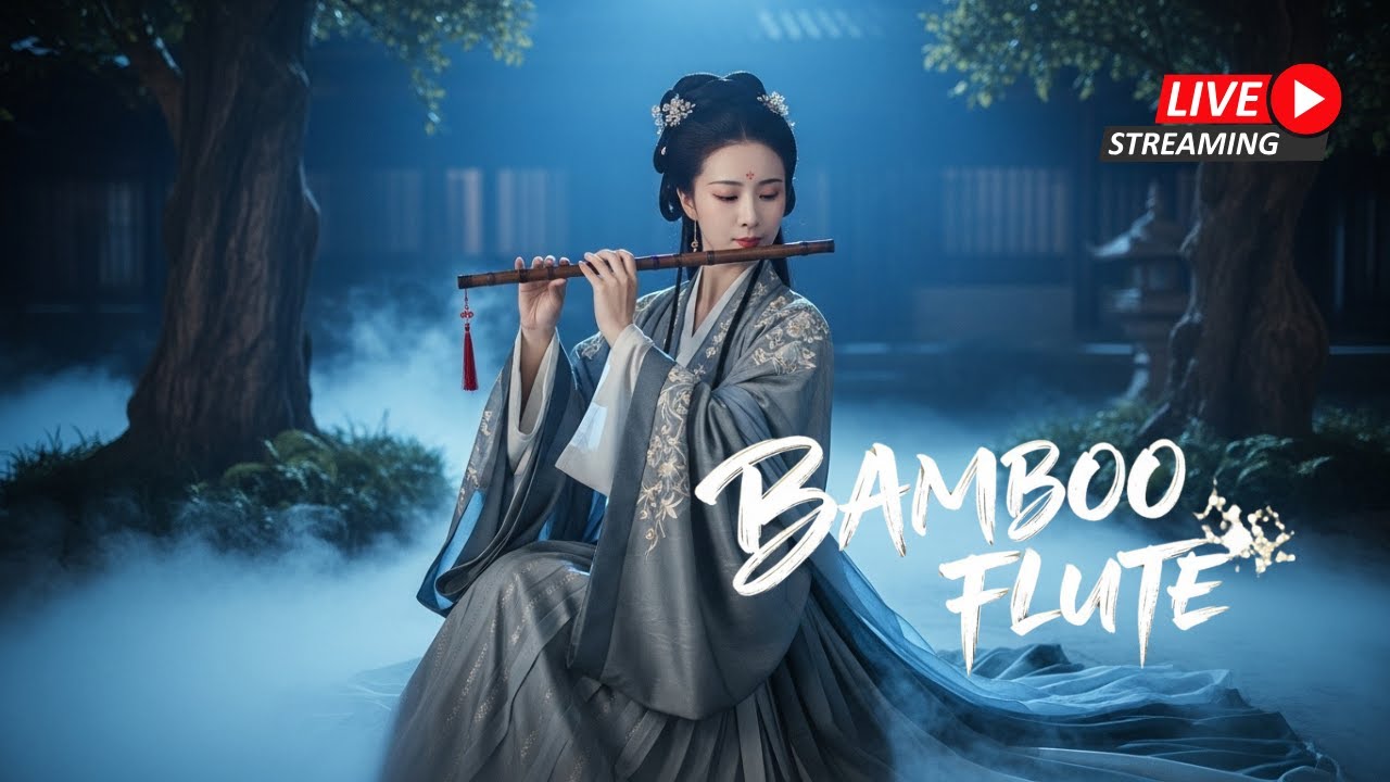 Healing Bamboo Flute LIVE 🍃 Soft Instrumental for Relaxation & Study 疗愈竹笛直播｜学习与放松