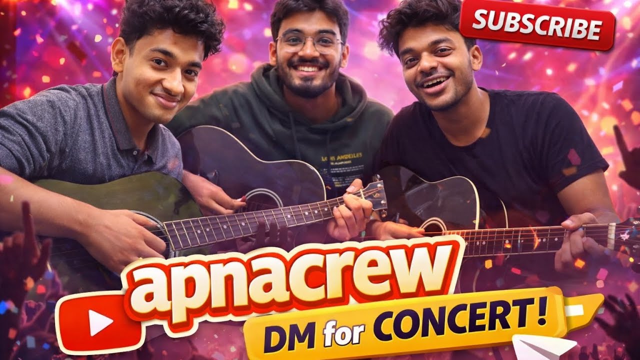 Nothing fancy,just vibes | apnacrew vlog😎        #subscribe #firends #concert #singer #college #fun