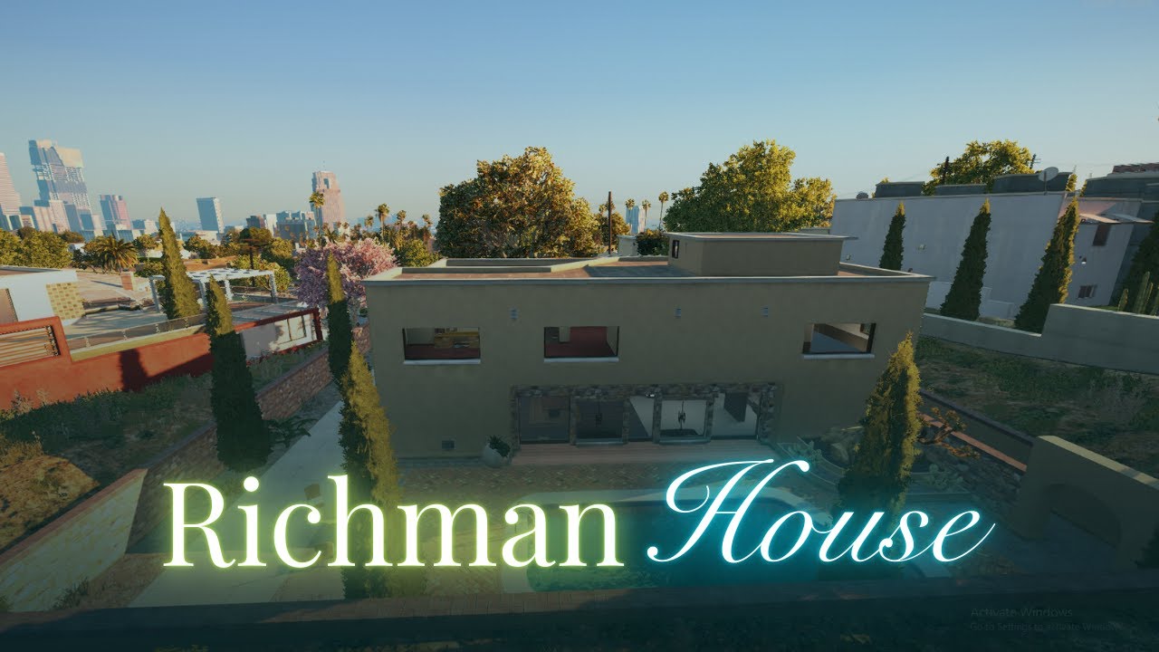 Richman House MLO FiveM - Modern Luxury Mansion Interior for Elite Lifestyle RP