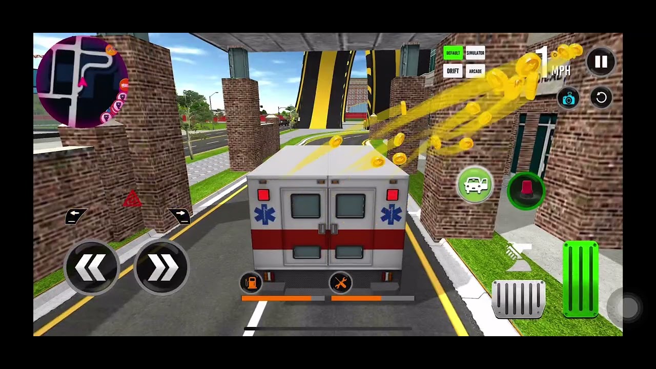 Misi PENYELAMATAN ORANG PETUGAS AMBULANCE, TRUCK SIMULATOR