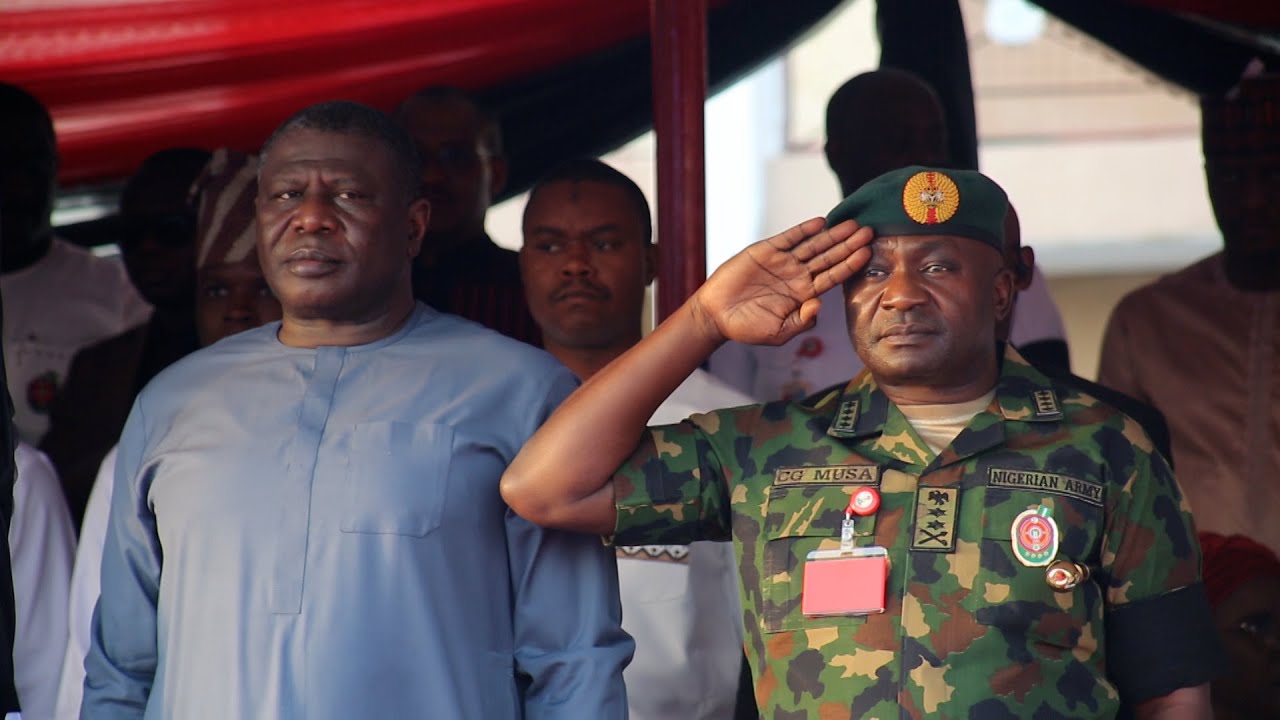Watch service of songs of Late Lt General Taoreed Lagbaja Chief of Army staff