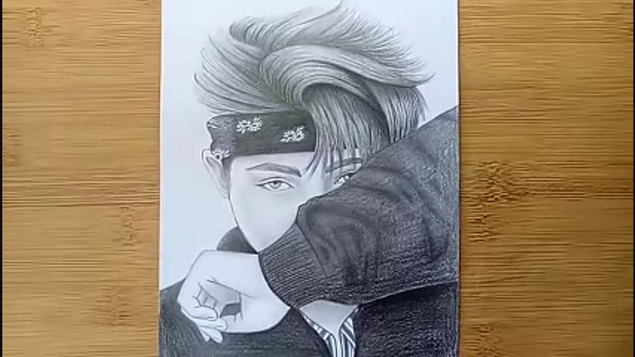How To Draw BTS Kim namjoon | Easy Drawing For Beginners 