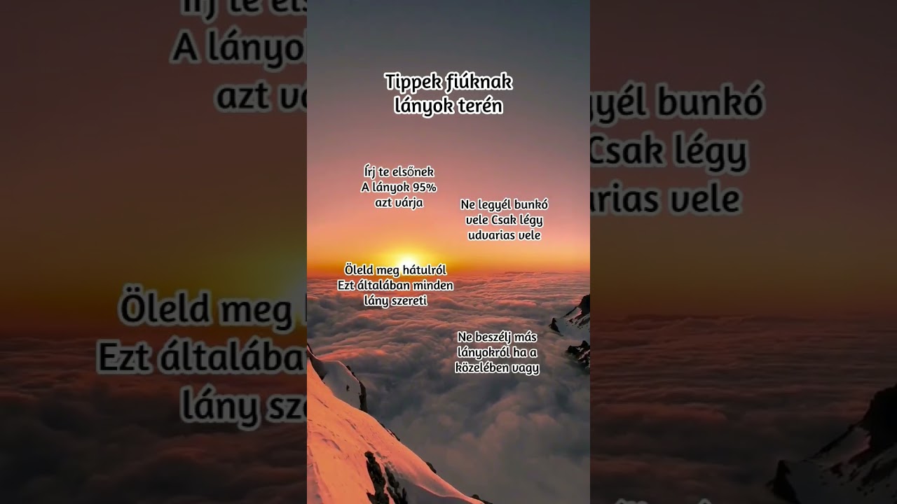 Tippek fiúknak… 😎