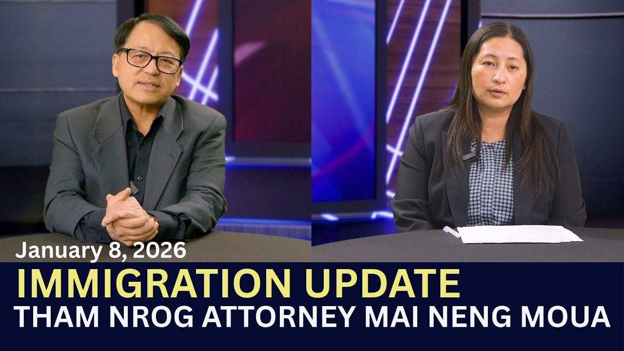 🔴3HMONGTV SHOW | Jan. 8, 2026 - Tham nrog kws lijchoj Mai Neng Moua txog immigration.